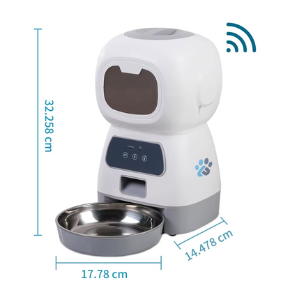 Smart WiFi Auto Feeder & Slow Dispense Bowl