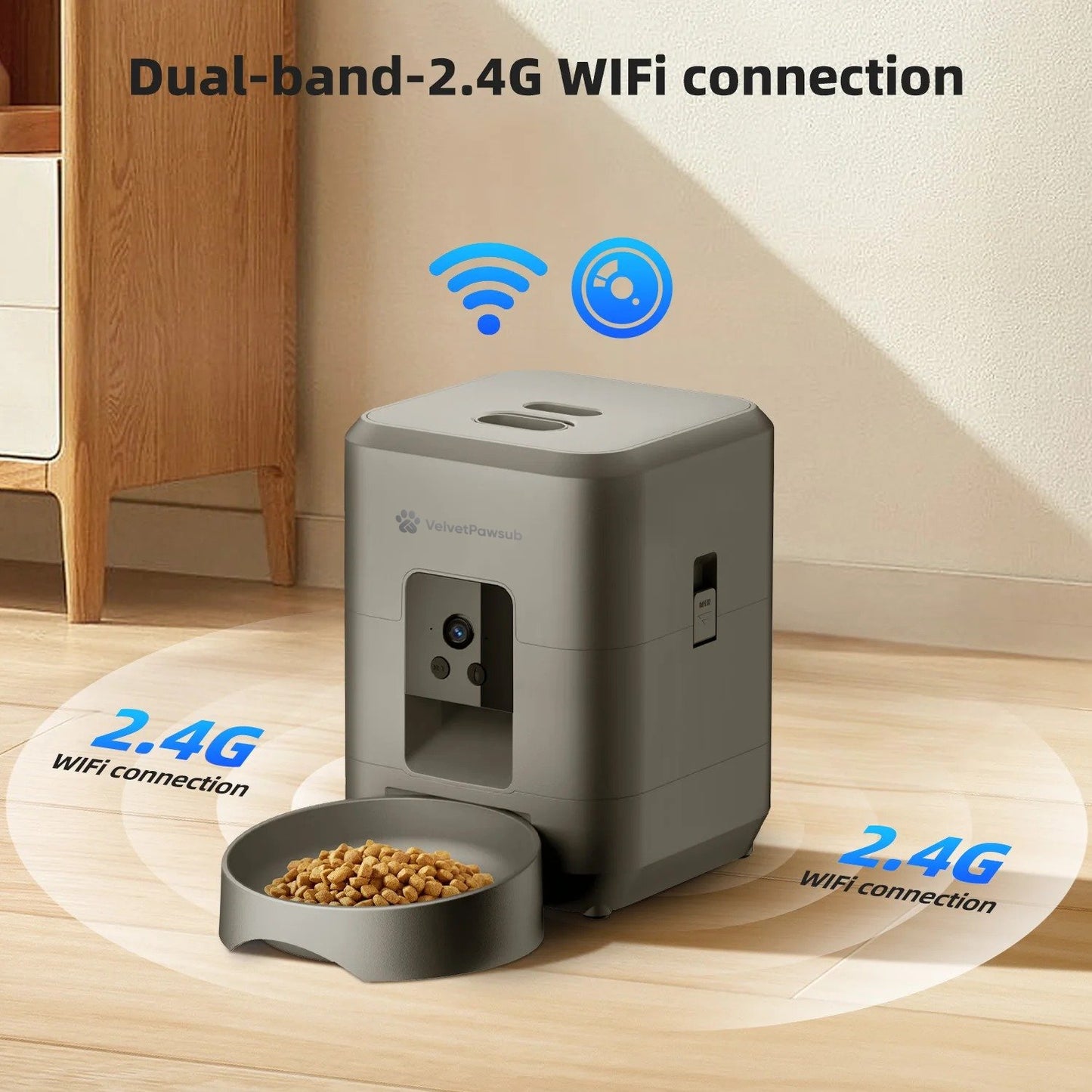 Smart WiFi Auto Feeder with HD Camera