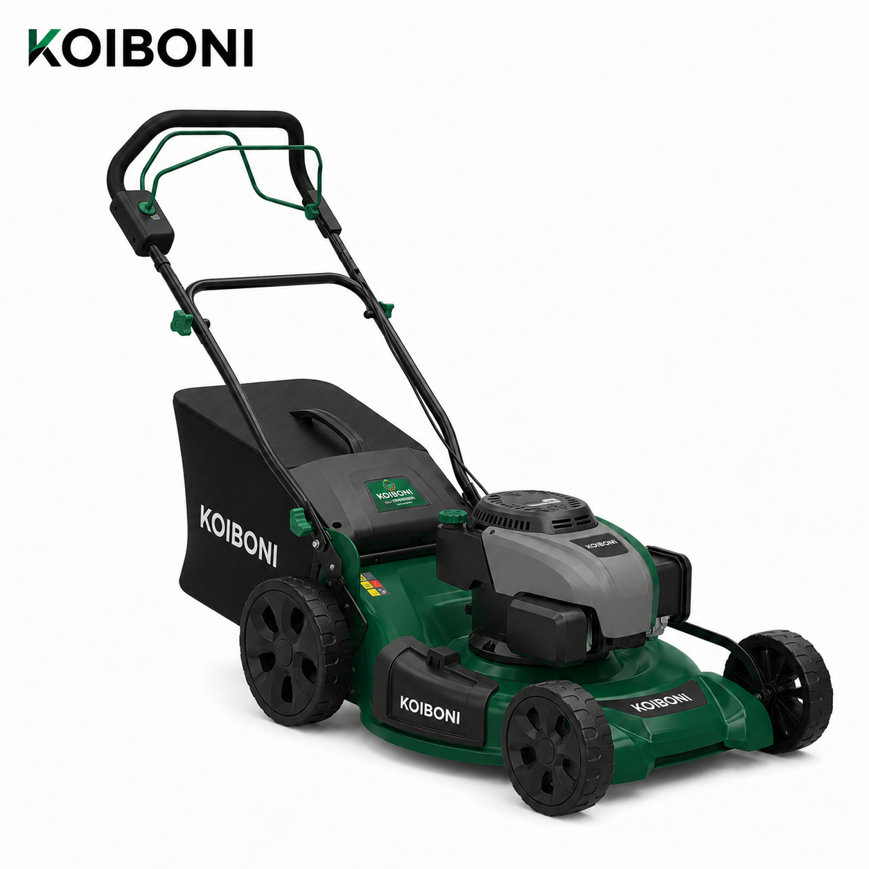 KOIBONI TurfMaster 20-Inch 185cc PowerMove 3-in-1 Lawn Mower