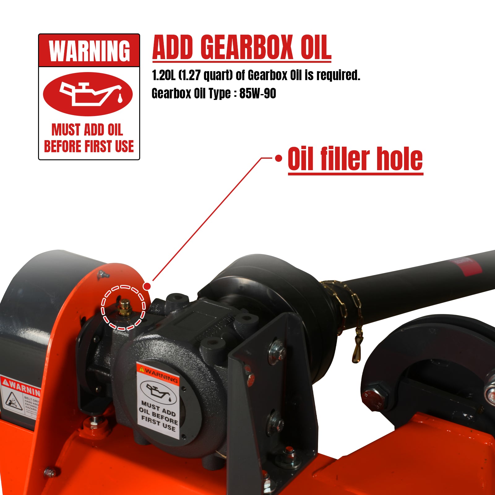 48" Standard 3 Point Offset Flail Ditch Bank Mower, 25-50HP, VAM48 - Image 6