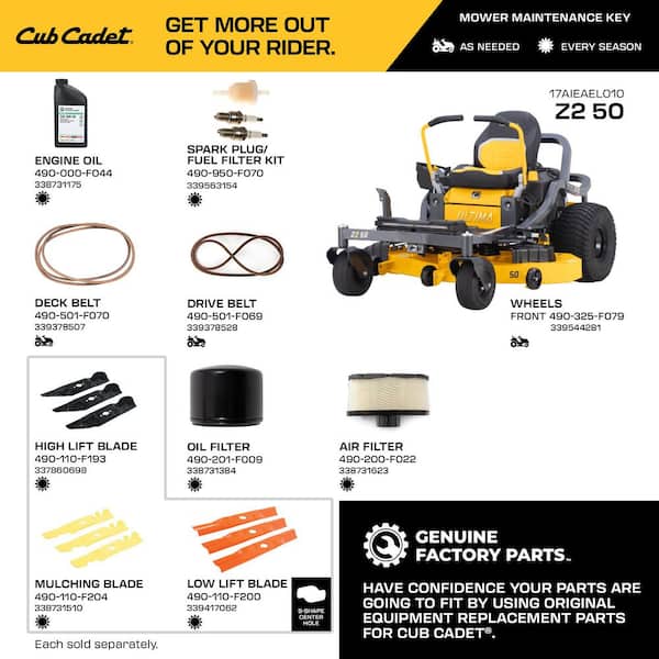 Cub Cadet Ultima Z2 50 in. Fabricated Deck 23 HP V-Twin Kawasaki FR Series Dual Hydro Drive Gas Zero-Turn Riding Lawn Mower - Image 4