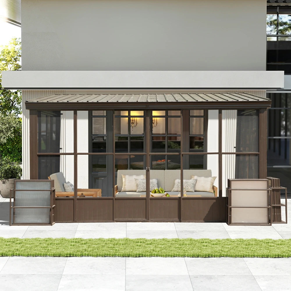 Wall Mounted Sunroom with Side Door - Image 39