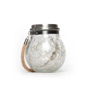Solar Crackle Jar Light – 40 LED